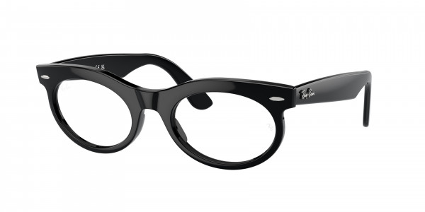 Ray-Ban Optical RX2242VF WAYFARER OVAL Eyeglasses, 2000 WAYFARER OVAL BLACK (BLACK)