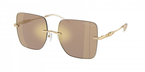 Michael Kors MK1150 QUéBEC Sunglasses, 10145A QUéBEC BROWN MIRROR BROWN MIRR (BROWN)