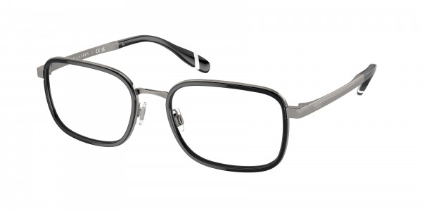 Polo PH1225 Eyeglasses, 9216 BLACK/GUNMETAL (BLACK)