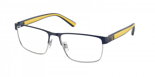 Polo PH1229 Eyeglasses, 9467 SEMISHINY NAVY BLUE/SILVER (BLUE)