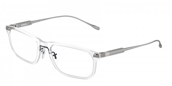 Starck Eyes SH2084T Eyeglasses, 0004 CRYSTAL (WHITE)