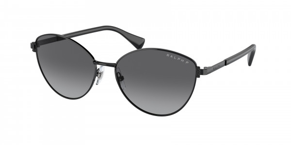 Ralph RA4145 Sunglasses, 9230T3 SHINY BLACK POLAR GRADIENT GRE (BLACK)
