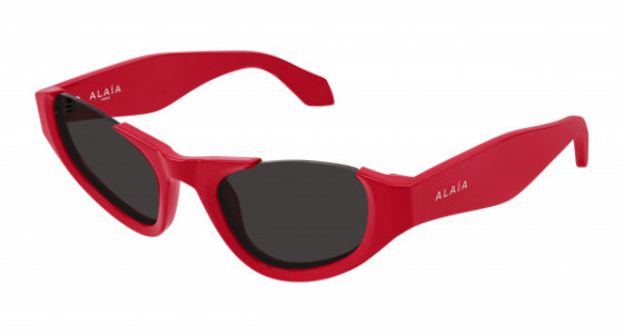 Azzedine Alaïa AA0076S Sunglasses, 003 - RED with GREY lenses