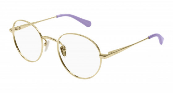 Chloé CC0024O Eyeglasses, 001 - GOLD with TRANSPARENT lenses
