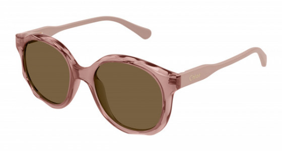 Chloé CC0019S Sunglasses, 002 - PINK with BROWN lenses