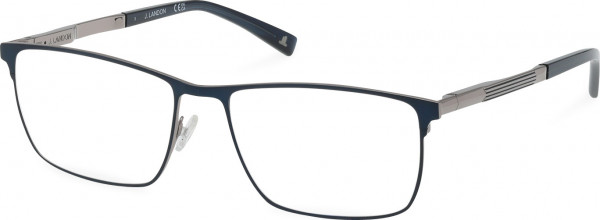 J.Landon JL1009 Eyeglasses, 091 - Matte Blue / Matte Blue