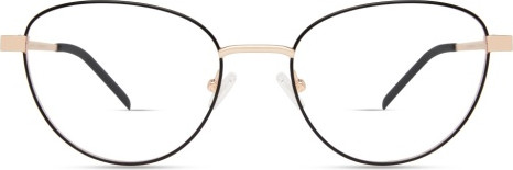 ECO by Modo AURORA Eyeglasses, BLACK / ROSE GOLD