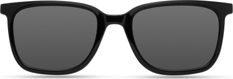 ECO by Modo CYPRESS Eyeglasses, BLACK - SUN CLIP