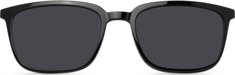 ECO by Modo GINKGO Eyeglasses, BLACK - SUN CLIP