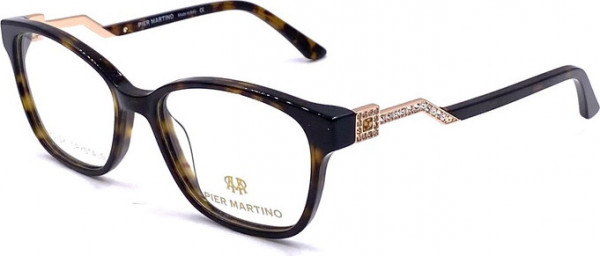 Pier Martino PM6574 LIMITED STOCK Eyeglasses, C2 Amber Gold Crystal