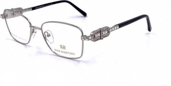 Pier Martino PM6567 LIMITED STOCK Eyeglasses, C1 Gun Black Crystal