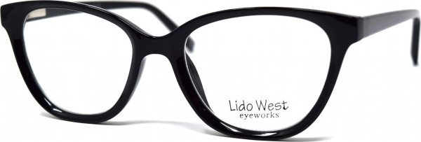 Lido West Coverup Eyeglasses, Black