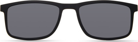 ECO by Modo CRESS Eyeglasses, BLACK - SUN CLIP