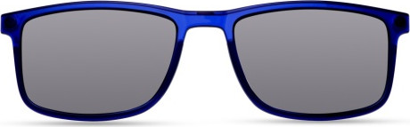 ECO by Modo CRESS Eyeglasses, SMOKE BLUE/SILVER - SUN CLIP