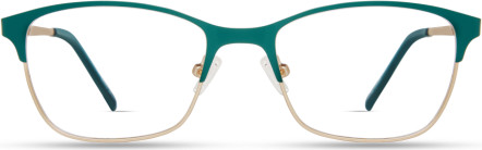 ECO by Modo DAISY Eyeglasses, AQUA GREEN/GOLD