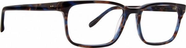 Badgley Mischka BM York Eyeglasses, Brown/Cobalt