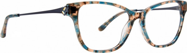 Jenny Lynn JL Passionate Eyeglasses, Blue Tortoise