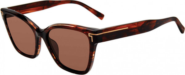 Tumi STU512 Sunglasses, BROWN SMOKE (0BRO)