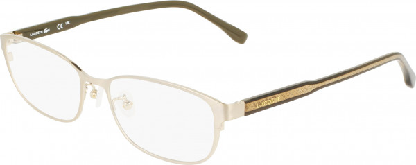 Lacoste L2507A Eyeglasses, (712) LIGHT GOLD