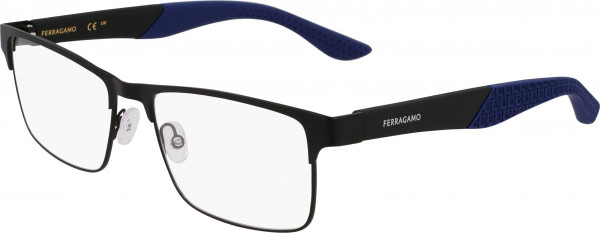 Ferragamo SF2216N Eyeglasses, (002) MATTE BLACK
