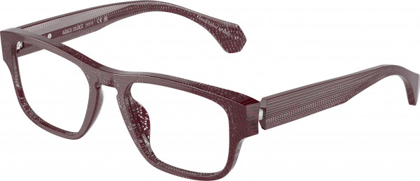 Alain Mikli A03518 Eyeglasses, 004 NEW POINTILLEE BOURDEAUX (RED)