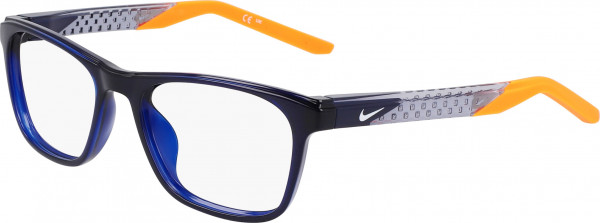 Nike NIKE 5058 Eyeglasses, (410) MIDNIGHT NAVY/TOTAL ORANGE