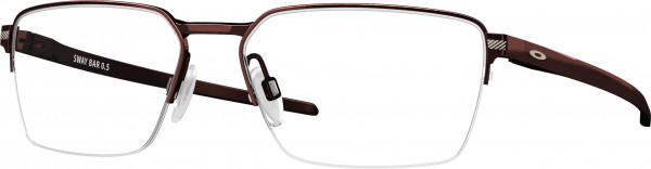 Oakley OX5080 SWAY BAR 0.5 Eyeglasses, 508003 SWAY BAR 0.5 MATTE BRUSHED GRE (RED)