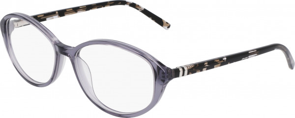 Marchon M-5025 N Eyeglasses, (020) CRYSTAL GREY/BLACK TORT