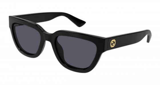 Gucci GG1578S Sunglasses, 001 - BLACK with GREY lenses