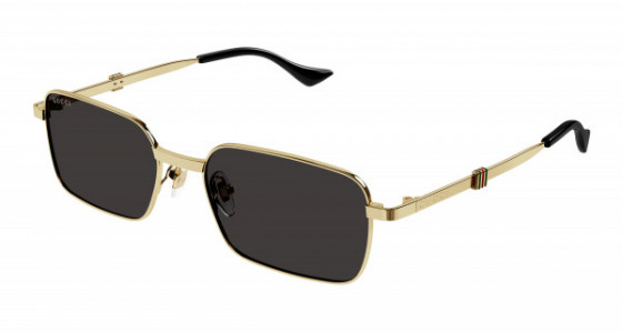 Gucci GG1495S Sunglasses, 001 - GOLD with GREY lenses