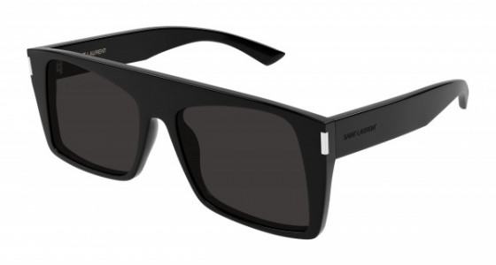 Saint Laurent SL 651 VITTI Sunglasses, 001 - BLACK with BLACK lenses