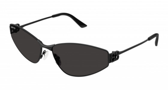 Balenciaga BB0335S Sunglasses, 001 - BLACK with GREY lenses