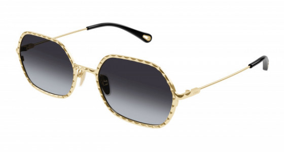 Chloé CH0231S Sunglasses, 001 - GOLD with GREY lenses