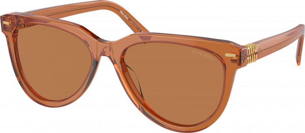 Miu Miu MU 12ZSF Sunglasses, 15T2Z1 CARAMEL BROWN (BEIGE)