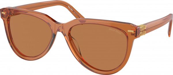 Miu Miu MU 12ZS Sunglasses, 15T2Z1 CARAMEL BROWN (BEIGE)