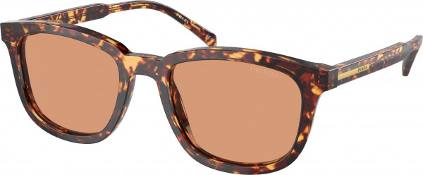 Prada PR A21SF Sunglasses, 14O07V MAGMA TORTOISE ORANGE (TORTOISE)