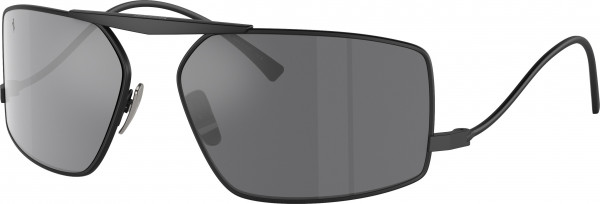 Ferrari FH1008 Sunglasses, 101/6G MATTE BLACK MIRROR SILVER (BLACK)