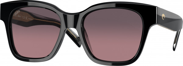 Costa Del Mar 6S2016 NUSA Sunglasses, 201601 NUSA BLACK ROSE GRADIENT 580G (BLACK)