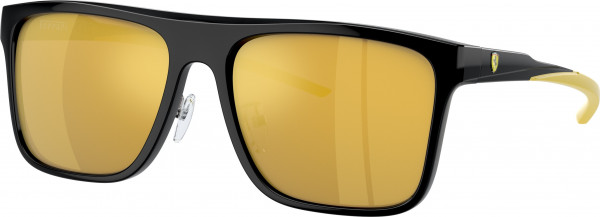 Ferrari Scuderia FZ6006F Sunglasses, 501/5A BLACK MIRROR GOLD (BLACK)