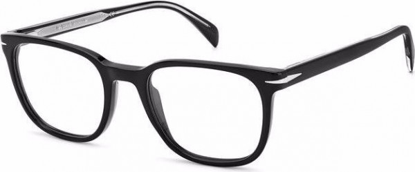 David Beckham DB 1107 Eyeglasses, 07 B 807 BLACK