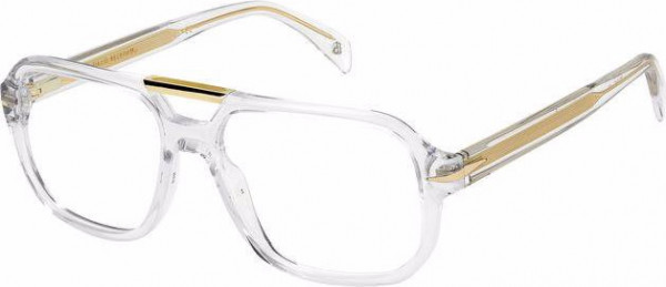 David Beckham DB 7108 Eyeglasses, EJ C REJ CRYS GOLD