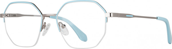 Adin Thomas Adin Thomas 632 Eyeglasses, 1 - Sky / Chrome