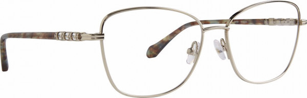 Badgley Mischka BM Maribel Eyeglasses, Gold