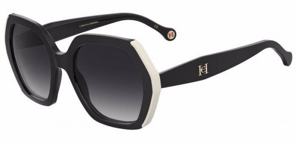 Carolina Herrera HER 0181/S Sunglasses, 0S B 80S BLACKWHTE