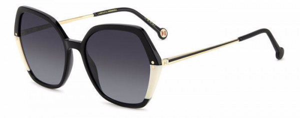 Carolina Herrera HER 0185/S Sunglasses, 0S B 80S BLACKWHTE