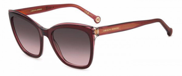 Carolina Herrera HER 0188/S Sunglasses, 8C B C8C BURGUN RED