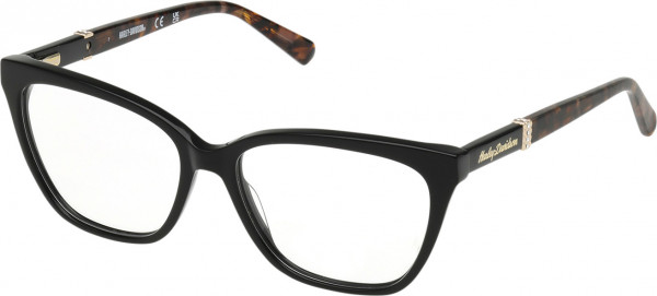 Harley-Davidson HD50059 Eyeglasses, 001 - Shiny Black / Dark Havana