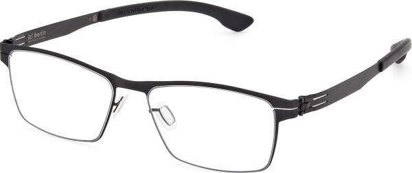 ic! berlin IC5127 GROGU Eyeglasses, 002 - Matte Black / Matte Black