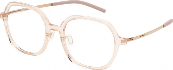 ic! berlin IC5057-D SORA Eyeglasses, 042 - Shiny Light Orange / Shiny Rose Gold