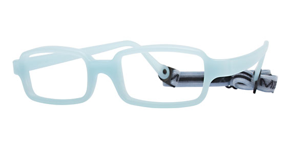 Miraflex New Baby 2 Eyeglasses, EC Clear Blue